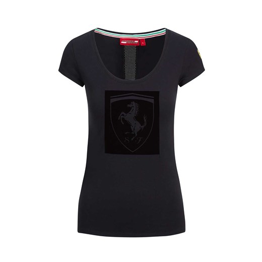 Koszulka T-shirt damska czarna Race Scuderia Ferrari 2019 Scuderia Ferrari F1 Team  M gadzetyrajdowe.pl