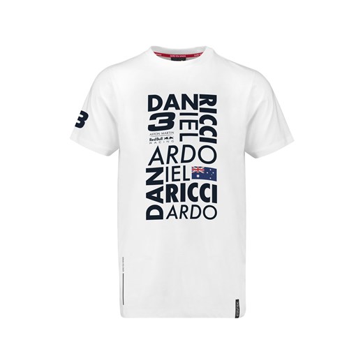 Koszulka T-shirt męski biała Daniel Ricciardo Chase Red Bull Racing F1 Team Red Bull Racing F1 Team  XL gadzetyrajdowe.pl