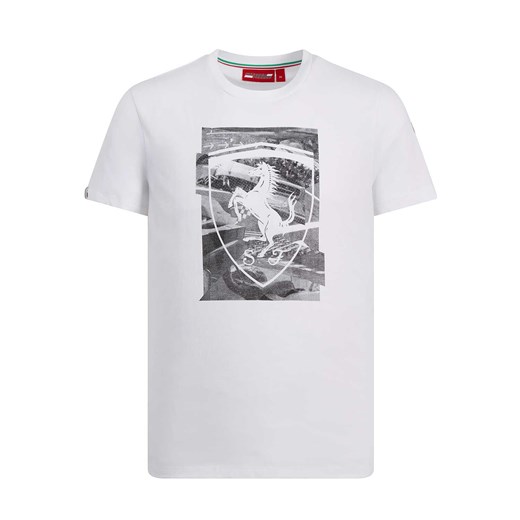 T-shirt męski Scuderia Ferrari F1 Team z krótkimi rękawami 