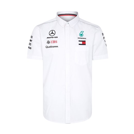 Koszula męska biała Mercedes AMG Petronas F1 Team  Mercedes Amg Petronas F1 Team XS gadzetyrajdowe.pl