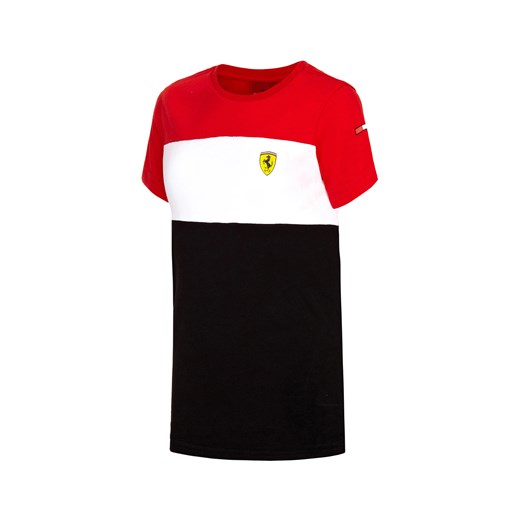 T-shirt chłopięce Scuderia Ferrari F1 Team bawełniany 