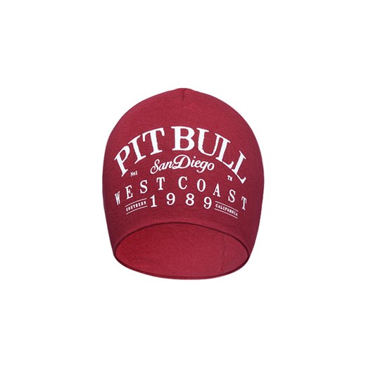 Czapka Pit Bull Beanie OLSCHOOL Burgundowa Pit Bull West Coast   mantykora.com