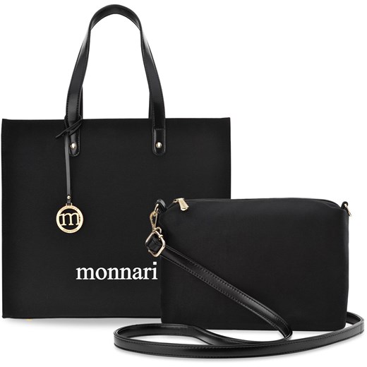 Shopper bag Monnari elegancka bez dodatków matowa 