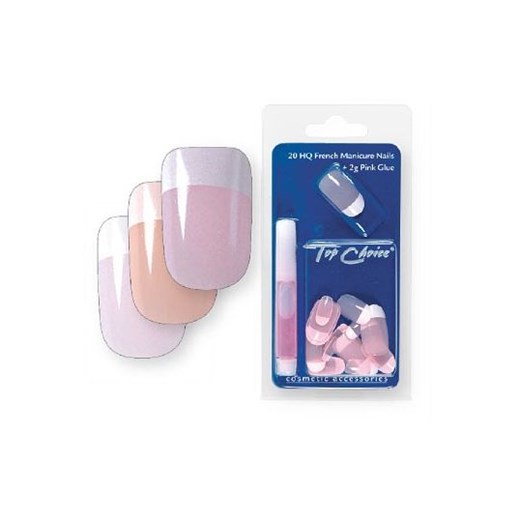 Top Choice French Manicure sztuczne paznokcie mleczny róż (7866MR) 1 op.  Top Choice  Horex.pl