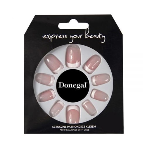 Donegal sztuczne paznokcie z klejem Express Your Beauty (3040) 1 op. - 28 szt. Donegal   Horex.pl