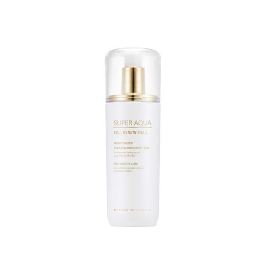 Missha Super Aqua Cell Renew Snail Essential Moisturizer emulsja nawilżająca ze ekstraktem ze śluzu ślimaka 130ml Missha   Horex.pl