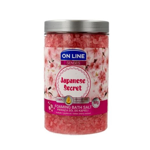 On Line Senses pieniąca sól do kąpieli Japanese Secret 480 ml On Line   promocja Horex.pl 