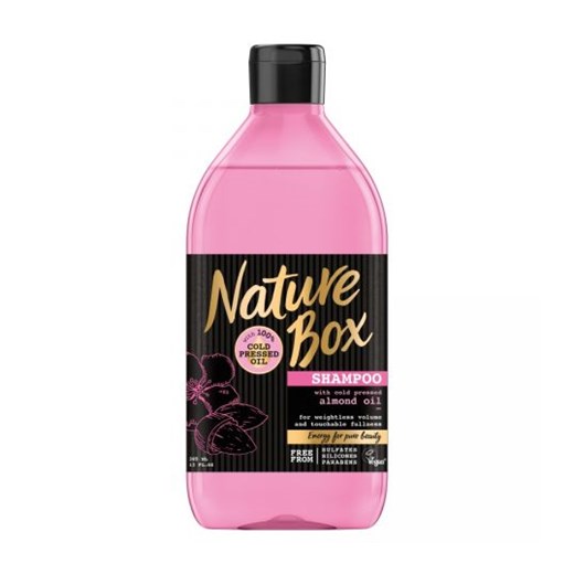 Nature Box Almond Oil szampon do włosów wzmacniający 385 ml Nature Box   wyprzedaż Horex.pl 