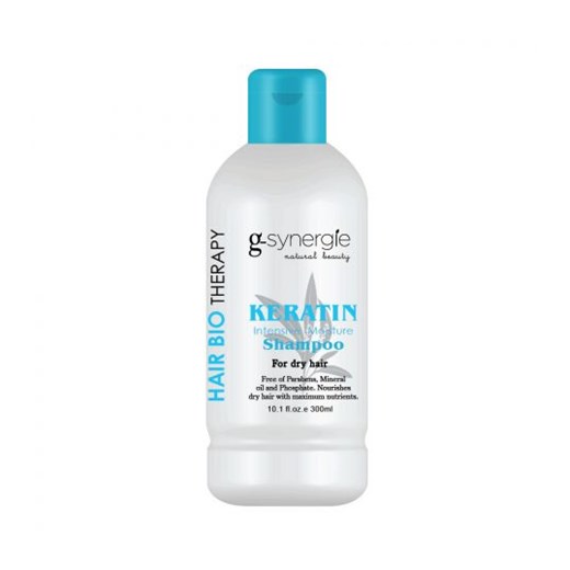 G-Synergie Keratin Intensive Moisture Shampoo szampon intensywnie nawilżający do włosów 300ml G-synergie   Horex.pl
