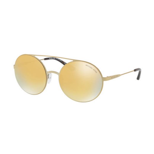 Okrągłe okulary Michael Kors Cabo MK 1027 11937P 55/19 135 3N - pale gold