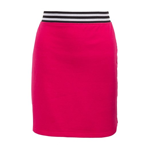 Różowa spódnica Outhorn bez wzorów mini bawełniana 