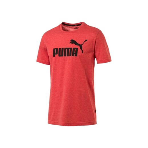 Koszulka męska PUMA ESS+ HEATHER TEE HIGH RISK RED HEATHER  Puma XXL e-sportline.pl