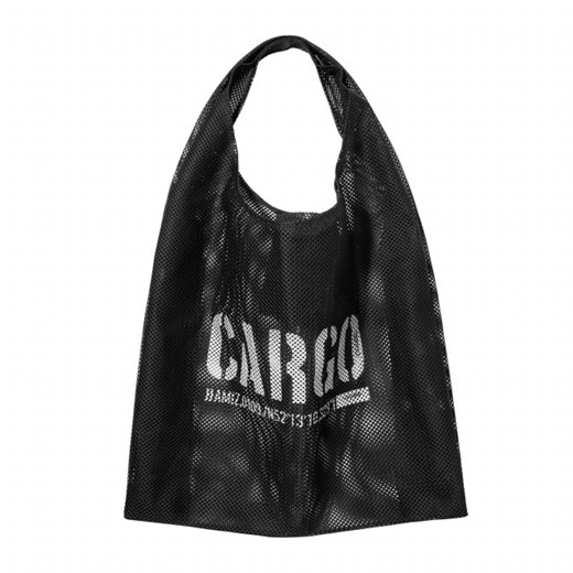 Shopper bag czarna Cargo By Owee bez dodatków duża wakacyjna 
