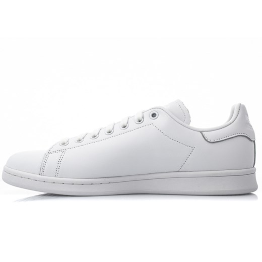 Buty sportowe męskie Adidas młodzieżowe białe wiązane ze skóry 