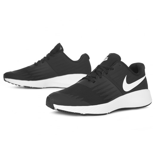 Buty sportowe damskie Nike do biegania na płaskiej podeszwie gładkie na wiosnę sznurowane 