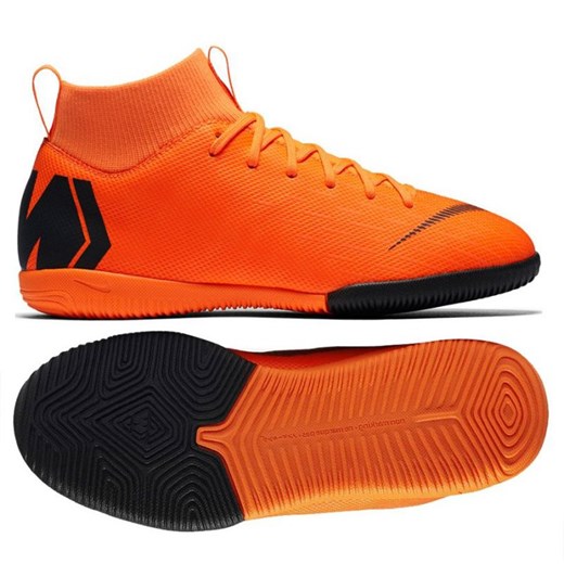 Pomarańczowe buty sportowe dziecięce Nike 