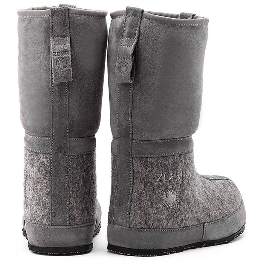 Igor - Szare Filcowe Kozaki Unisex mivo-kids  ciepłe