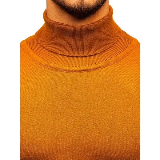 Pomarańczowa sweter męski Denley casual 