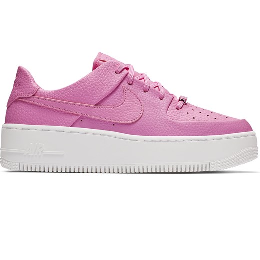 Buty sportowe damskie różowe Nike sneakersy młodzieżowe na platformie sznurowane 
