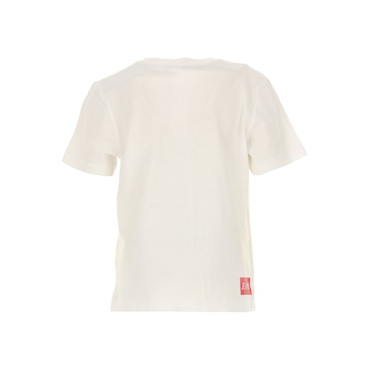 Calvin Klein Koszulka Dziecięca dla Dziewczynek, biały, Bawełna, 2019, 10Y 12Y 14Y 4Y 6Y 8Y Calvin Klein  8Y RAFFAELLO NETWORK