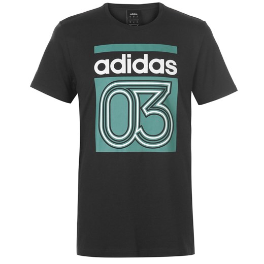 Koszulka z krótkim rekawem adidas Linear 03 QT T Shirt Mens