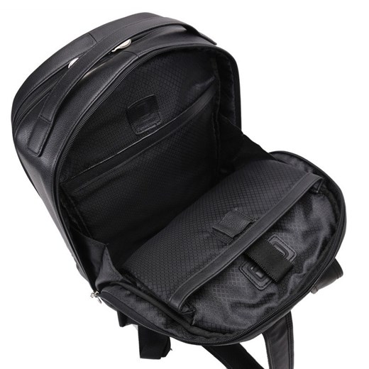 Czarny plecak Parker ze skóry naturalnej na laptopa  Mcklein One Size merg.pl