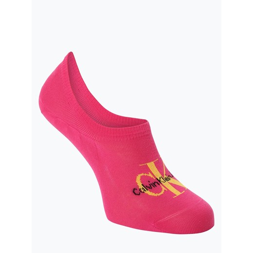 Calvin Klein - Damskie skarpety do obuwia sportowego, różowy  Calvin Klein One Size vangraaf