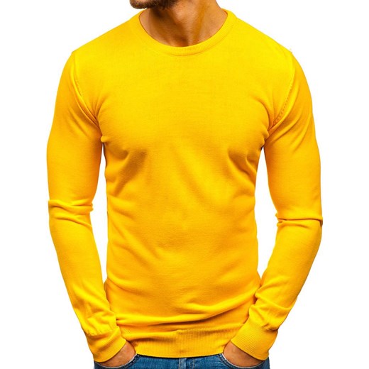 Sweter męski żółty Denley 2300