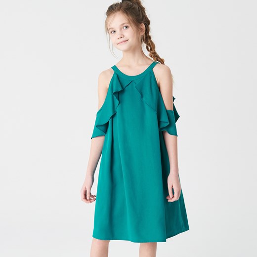 Zielona sukienka dziewczęca Reserved 