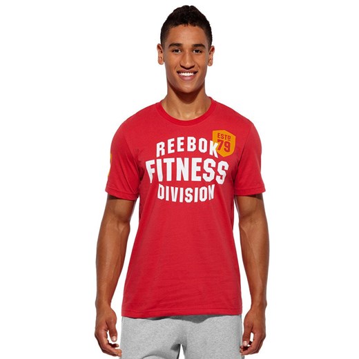 Koszulka Reebok Fitness Division męska t-shirt sportowy bawełniany