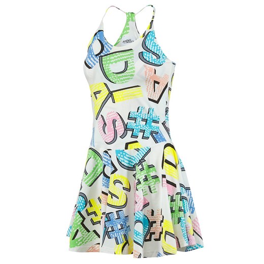 Sukienka Adidas Originals Jeremy Scott Graphic Dress rozkloszowana