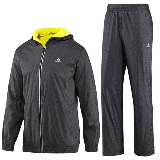 Komplet dresowy Adidas TS WARM 2 męski dres ocieplany sportowy treningowy spodnie + bluza