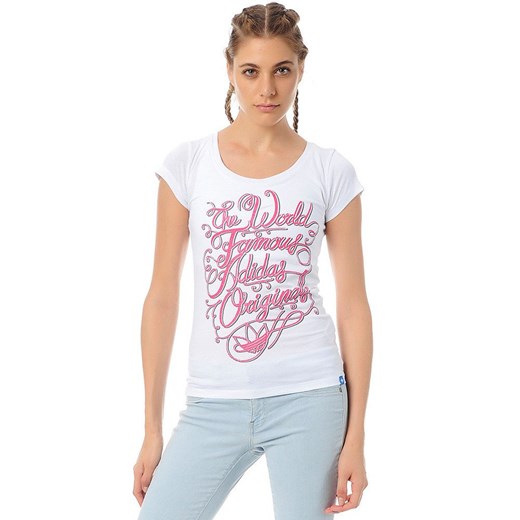 Koszulka Adidas Originals Calligraphy damska t-shirt napisy