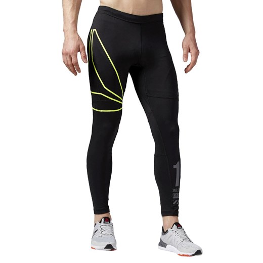 Spodnie Reebok One Series Running męskie legginsy treningowe getry termoaktywne