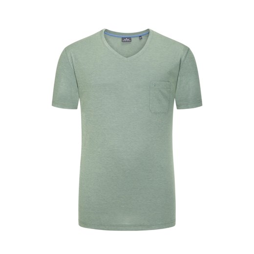 Ragman, T-shirt z kieszenią na piersi Zielony