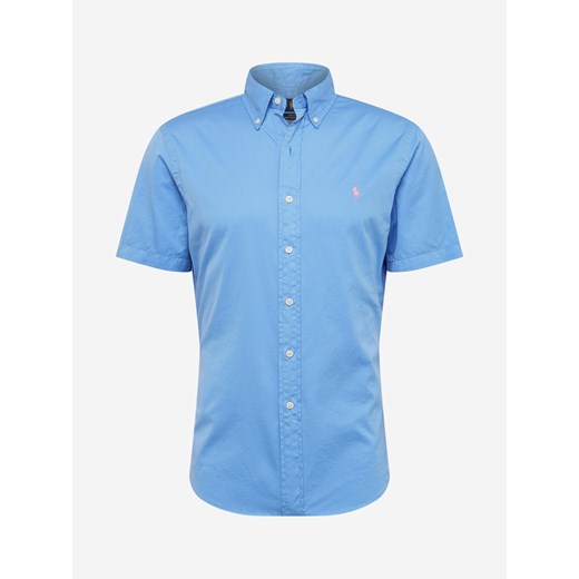 Koszula męska Polo Ralph Lauren z kołnierzykiem button down niebieska 