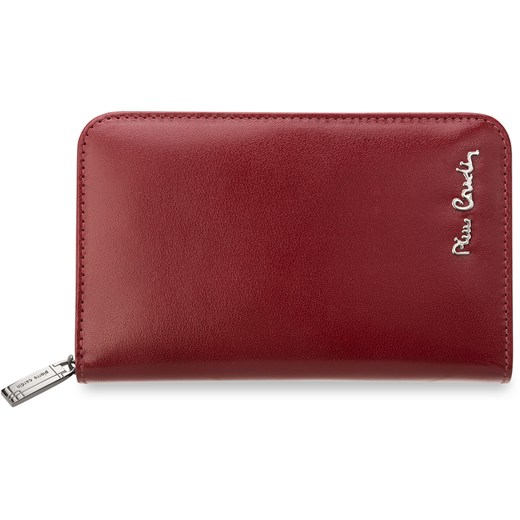 Praktyczny i stylowy portfel damski pierre cardin - czerwony