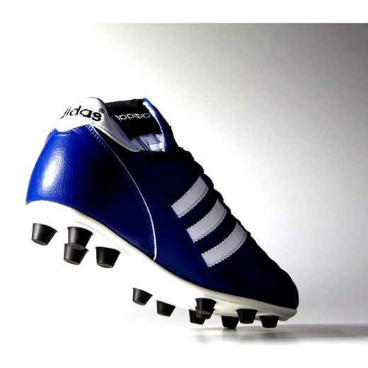 Niebieskie buty sportowe męskie Adidas wiązane 