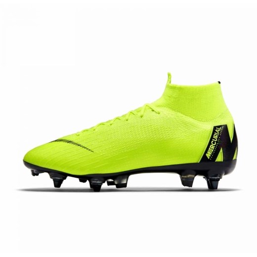 Buty sportowe męskie Nike mercurial zielone sznurowane 