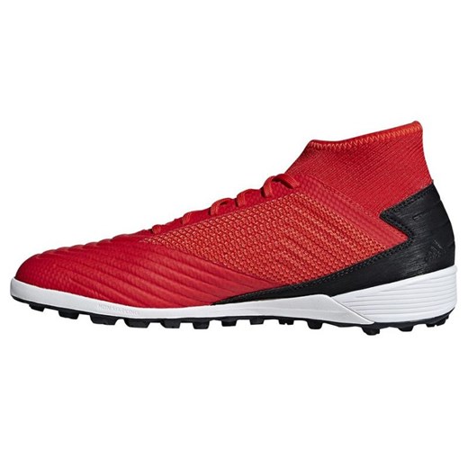 Buty sportowe męskie czerwone Adidas sznurowane 