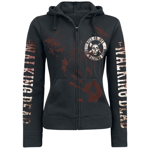 The Walking Dead - Survivor - Bluza z kapturem rozpinana - czarny