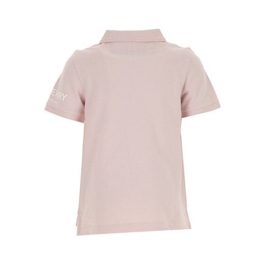 Burberry Dziecięce Koszulki Polo dla Dziewczynek, różowy, Bawełna, 2019, 12Y 4Y 6Y 8Y