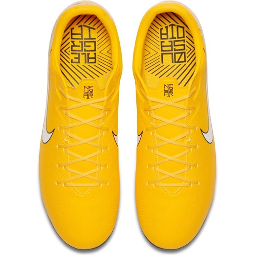 Nike Football buty sportowe męskie mercurial żółte sznurowane 