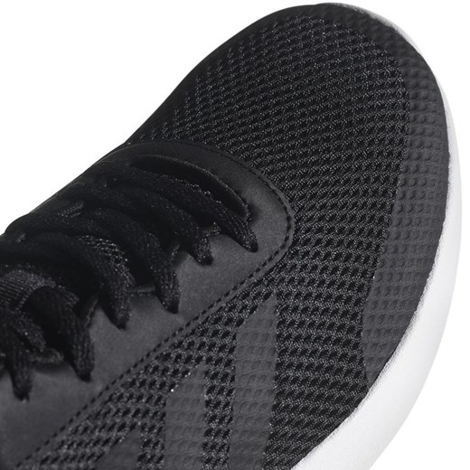 Czarne buty sportowe męskie Adidas na wiosnę wiązane 