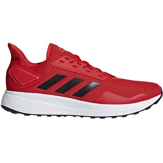Buty sportowe męskie Adidas duramo czerwone sznurowane 
