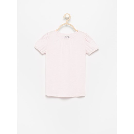 Reserved - T-shirt z błyszczącymi nopkami - Różowy Reserved  104 