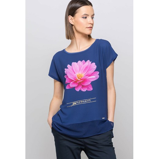 Bluzka z kwiatowym printem Monnari  2XL wyprzedaż E-Monnari 