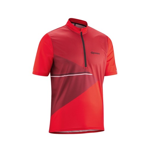 Gonso, Koszulka na rower, z elementami odblaskowymi Czerwony
