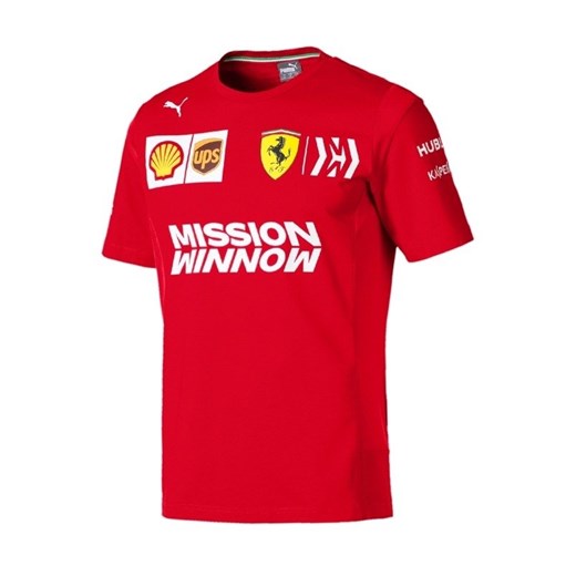Koszulka sportowa Scuderia Ferrari F1 bawełniana 