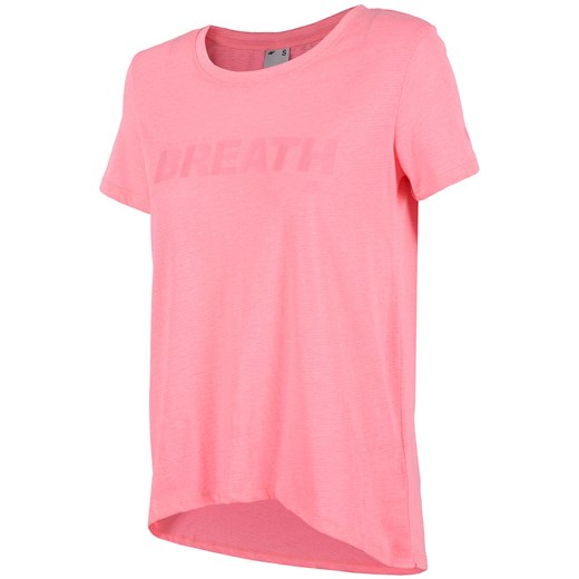 T-shirt damski TSD016 - różowy   S 4F
